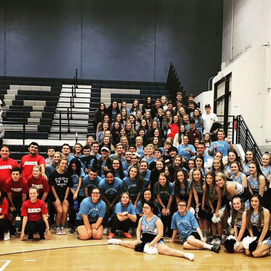 Mustang Pals vs. Eagle Pals B-ball game 2018