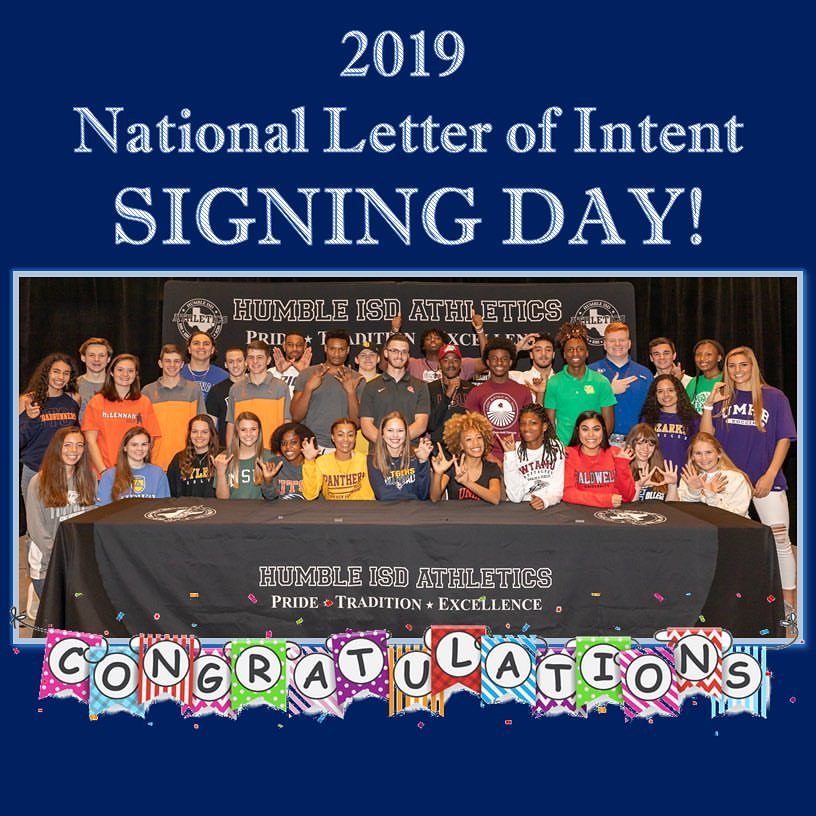 Class of 2019 Signees Athletic Commitments