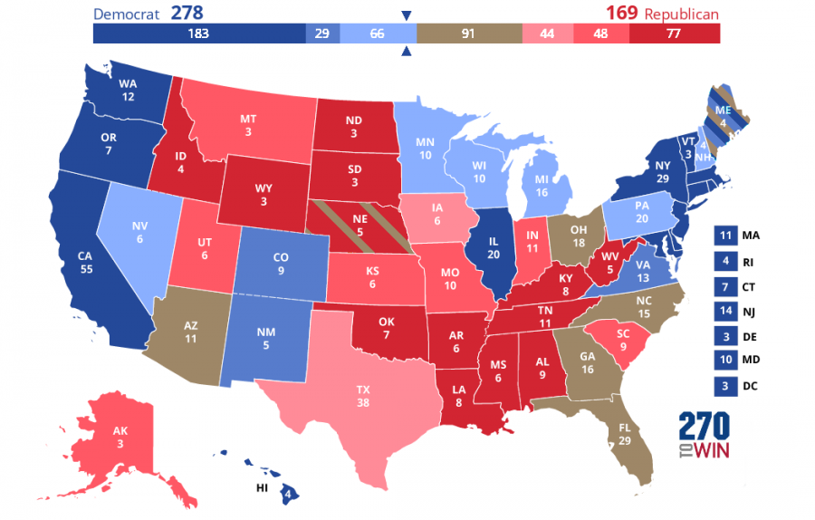 The current election prediction map has Texas as leaning Republican. What would happen if it shifted left?
Photo Credits: 270 to Win