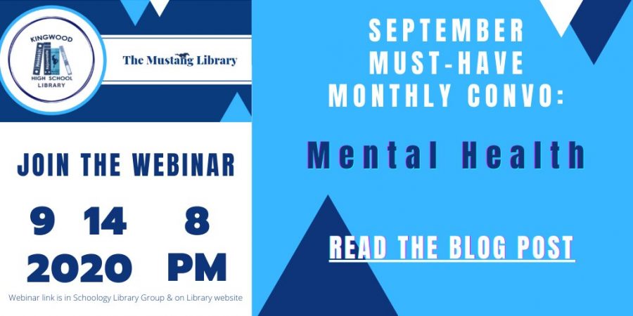 Flyer for the upcoming mental health webinar