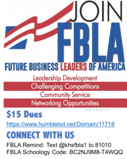 Come Join Future Business Leaders of America!