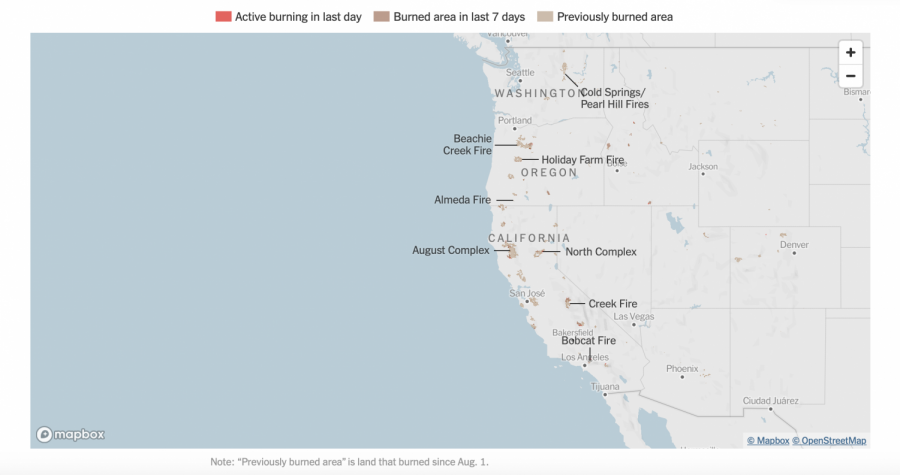 The numerous wildfires that have ignited across California have caused immense devastation to families, animals, and our environment. 
Image: The New York Times - Wildfire Map