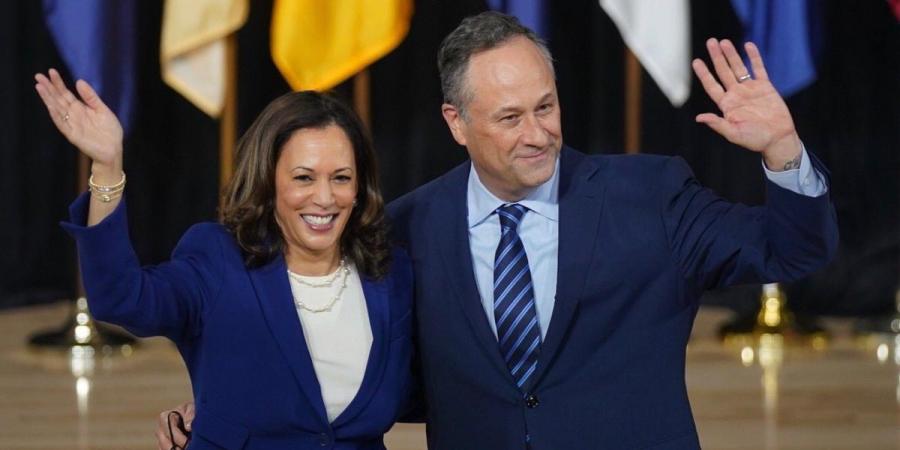 Vice President-Elect Kamala Harris and her husband, Douglas Emhoff 
Photo Credits: New Indian Express