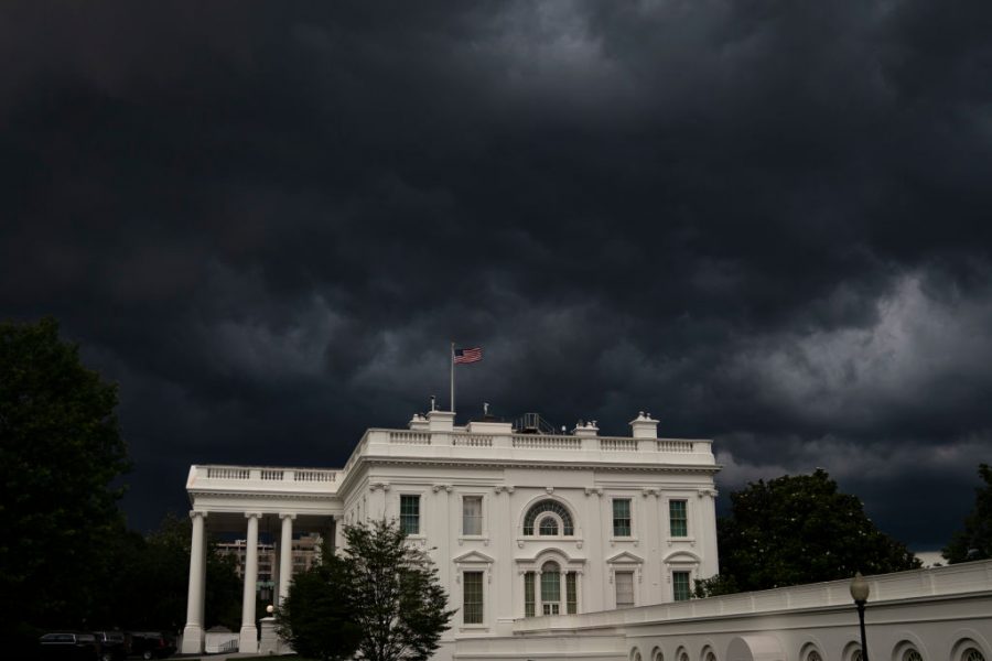 Overcast of 2020: What is happening in the White House? (Photo by Drew Angerer/Getty Images)