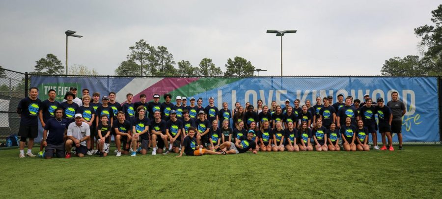 We played across 20 courts at the Kingwood Country Club with 80 plus players honoring Coach Dwyer as a team one last time on Saturday, March 27, 2021. #dwyerstrong. - Photo Credit: Kelvin Shaw