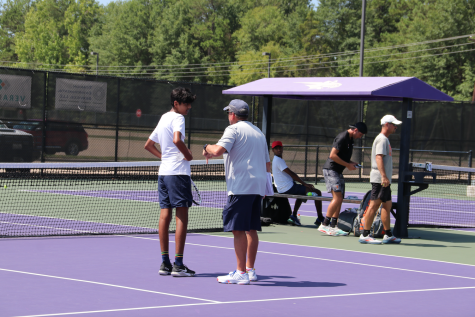 Head Coach Kevin McElroy and Sophomore Jashan Chahal