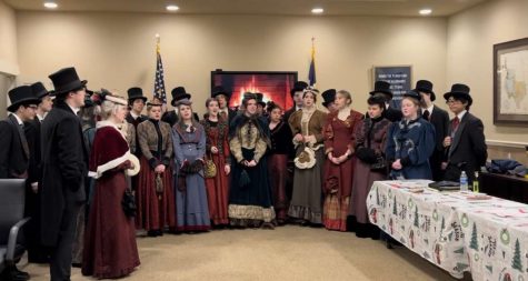 Kingwood Choirs Madrigal group performs. 