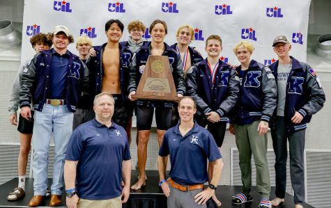 3rd place at the UIL 6A State Championships; Photo Credit: KHS Swim & Dive Twitter