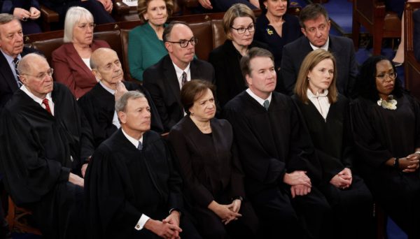The current Supreme Court Justices who have deemed affirmative action in college admissions unconstitutional by majority decision.
