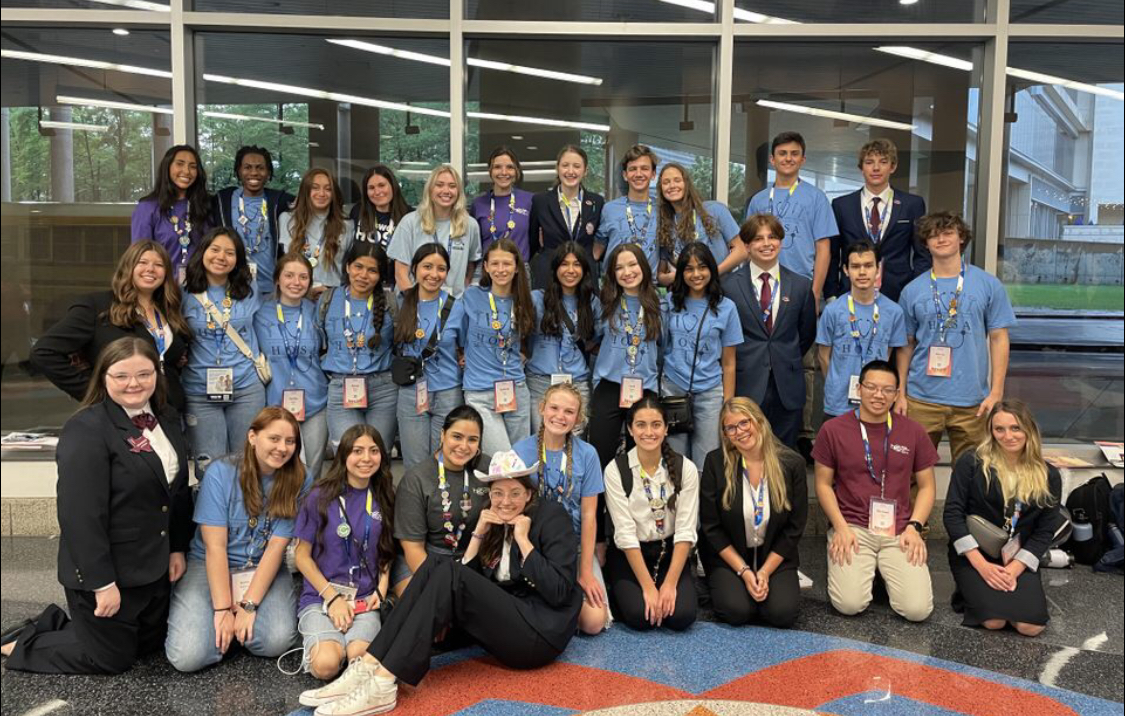 The KHS Hosa members who competed or served as part of the Courtesy Corps. at the 2023 International Conference.