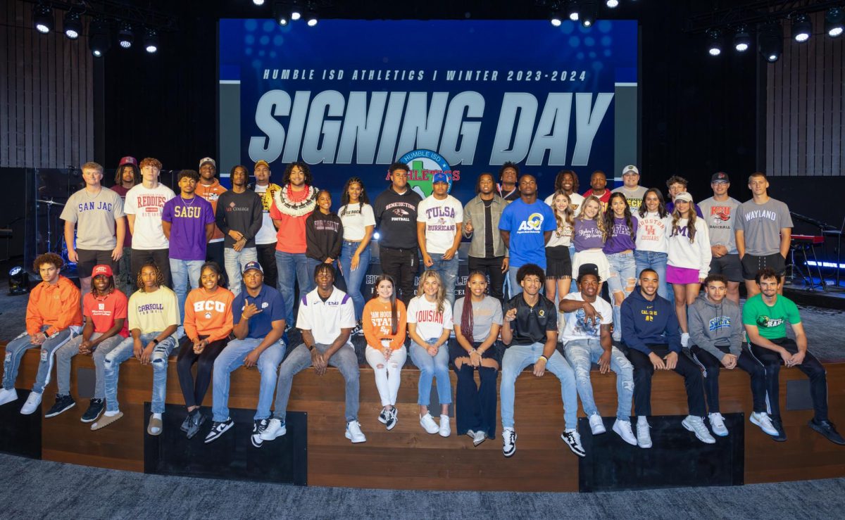Humble+ISD+Athletics+celebrated+42+student-athletes+on+Thursday%2C+February+15th%2C+who+signed+to+continue+their+athletic+and+academic+careers+at+the+collegiate+level.