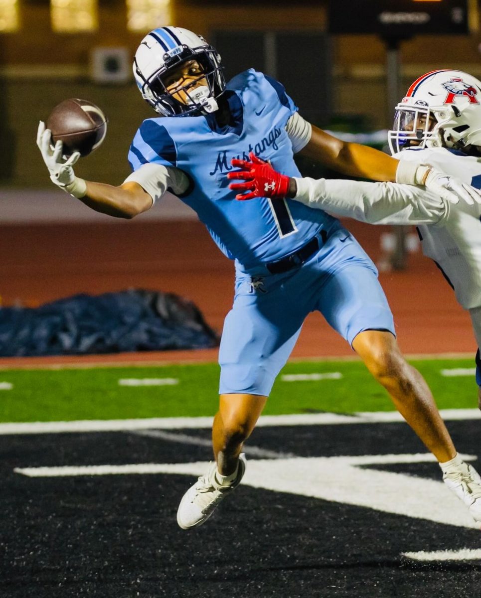 Jailen Monegan, Senior WR, The one handed catch kept us in the fight against Atascocita. 