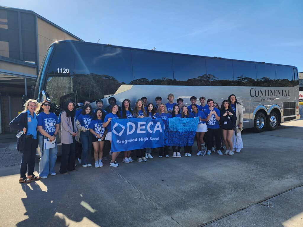 DECA Team headed to state.